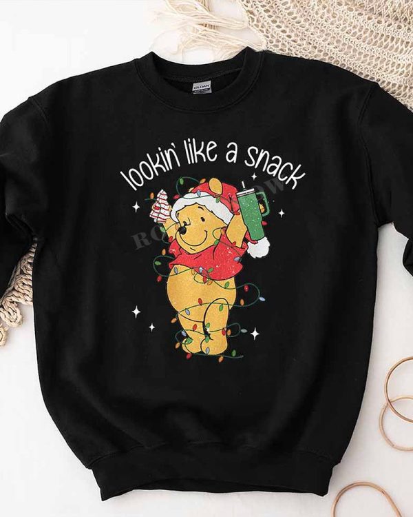 LIMITED Winnie the Pooh looking like a snack Christmas Sweatshirt