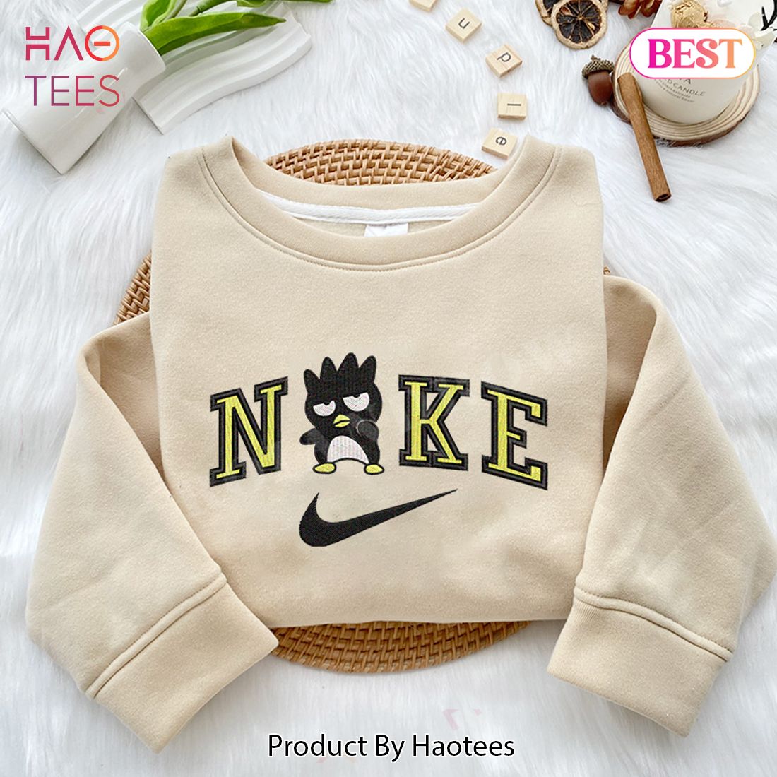 LUXURY Badtz Maru Bluey – Embroidered Youth Sweatshirt