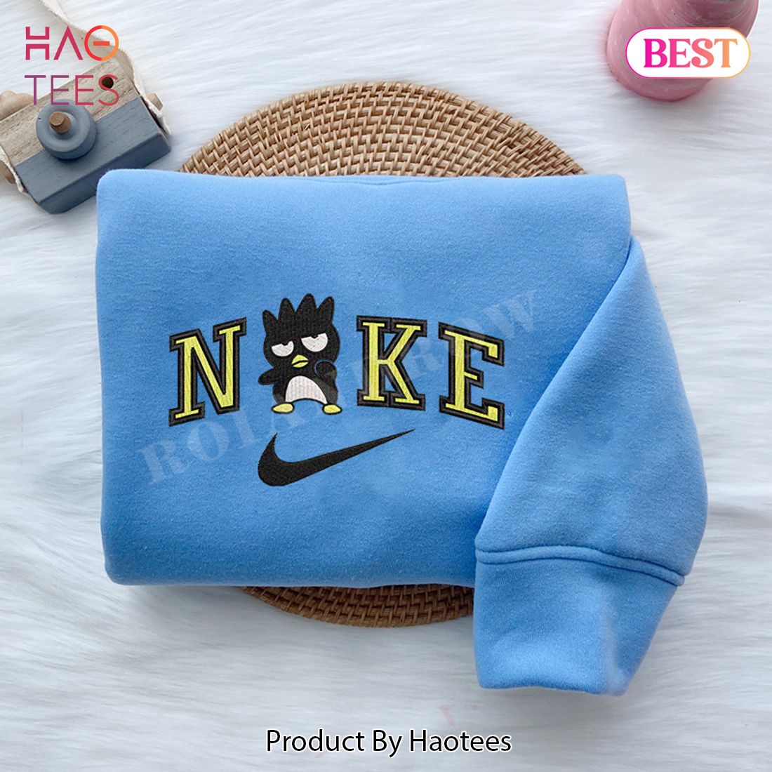 LUXURY Badtz Maru Bluey - Embroidered Youth Sweatshirt LUXURY Badtz Maru Bluey - Embroidered Youth Sweatshirt