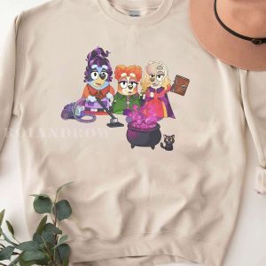 LUXURY Bluey Hocus Pocus Halloween Sweatshirt