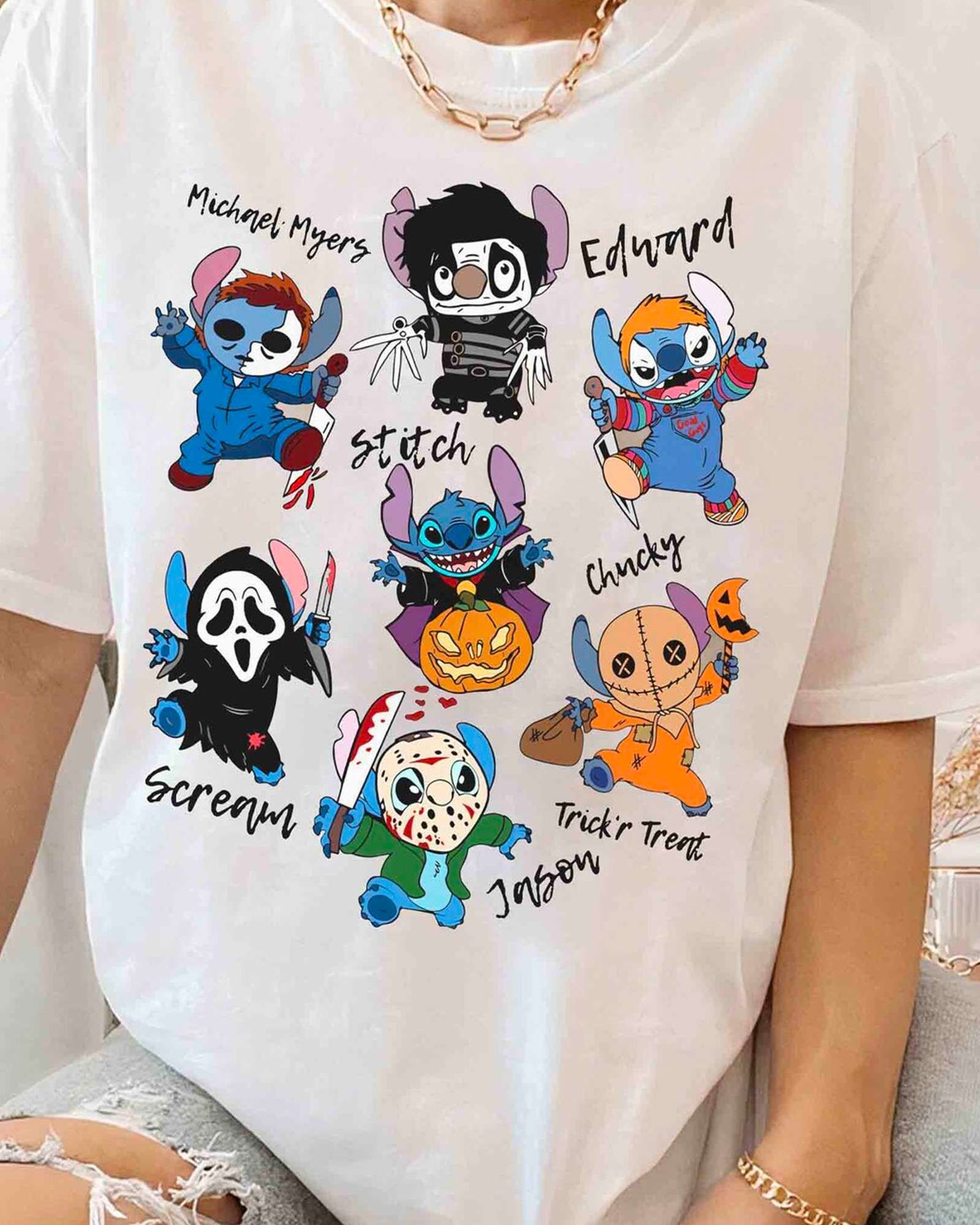 LUXURY Halloween Stitch Cosplay Sweatshirt, T-Shirt LUXURY Halloween Stitch Cosplay Sweatshirt, T-Shirt