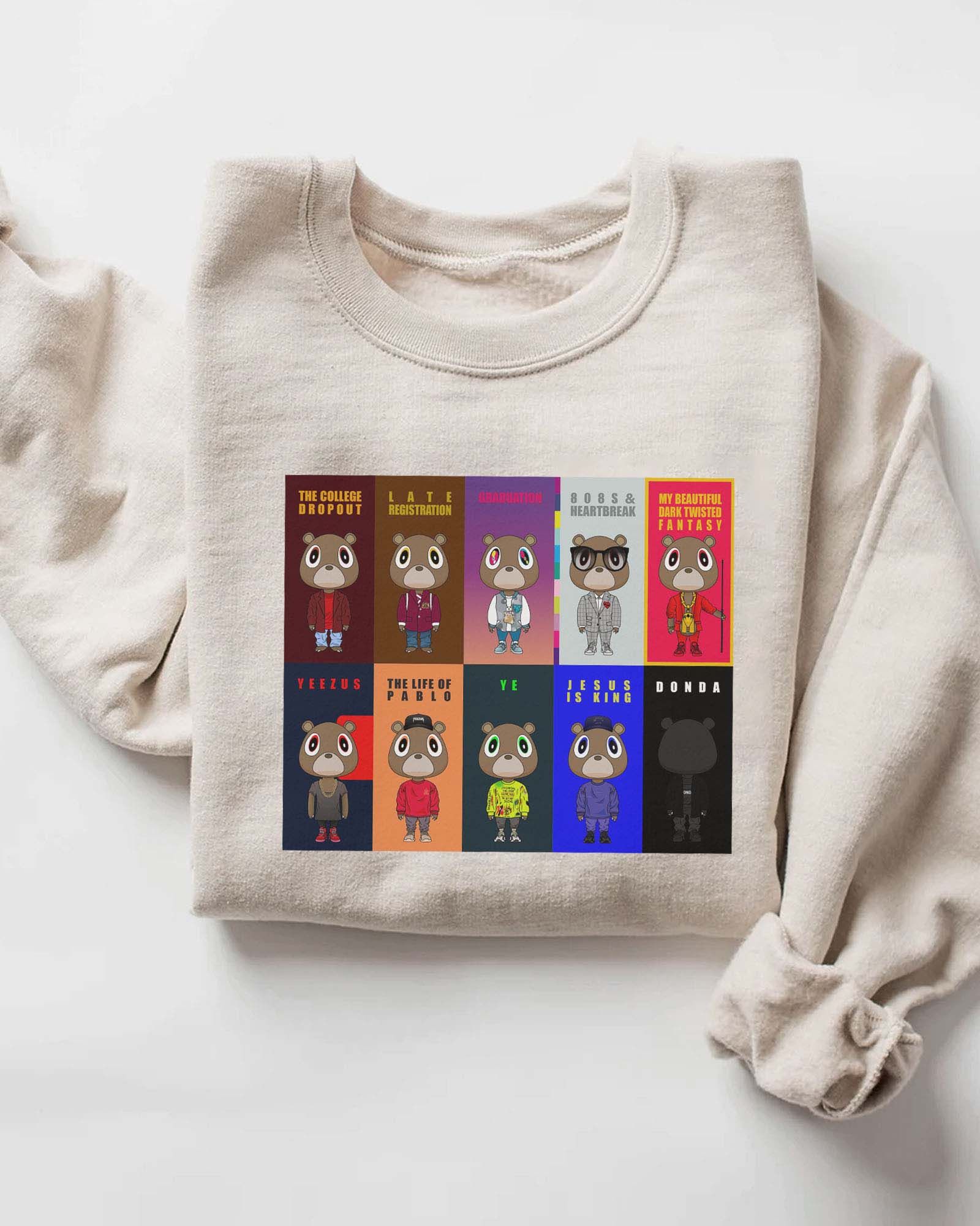 LUXURY Kanye Album Bear Shirt LUXURY Kanye Album Bear Shirt