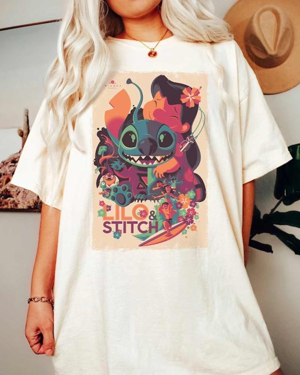LUXURY Lilo And Stitch Vintage Shirt