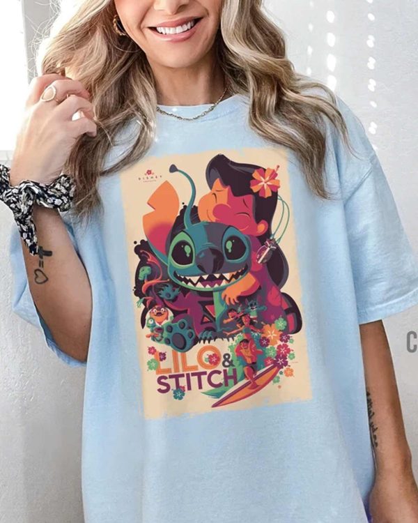 LUXURY Lilo And Stitch Vintage Shirt