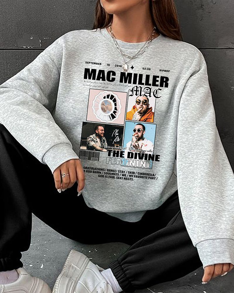 LUXURY Mac Miller The Divine Feminine Ver 2 Sweatshirt LUXURY Mac Miller The Divine Feminine Ver 2 Sweatshirt