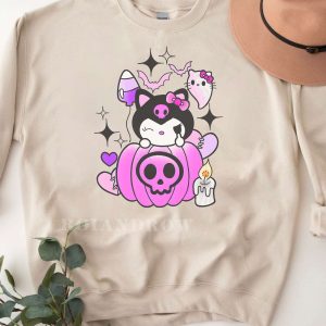 LUXURY Pumpking Halloween Hello Kitty Sweatshirt Shirt