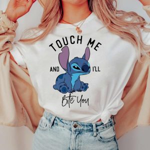 LUXURY Touch Me And I Will Bite You Stitch Shirt