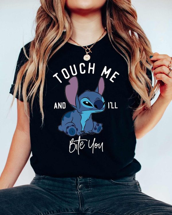 LUXURY Touch Me And I Will Bite You Stitch Shirt