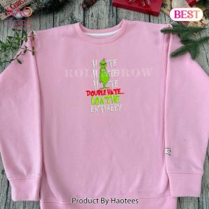 LUXURY Whoville University Grinch Sweatshirt – Christmas Embroidered Sweatshirt