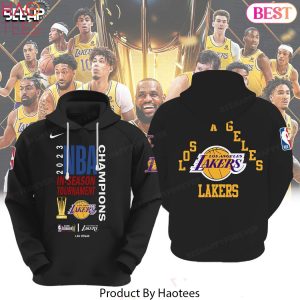NEW 2023 NBA In Season Tournament Champions Los Angeles Lakers Hoodie