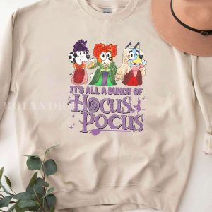 NEW Bluey It’s All A Bunch Of Hocus Pocus Halloween Sweatshirt