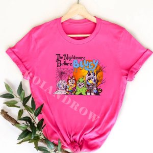 NEW Bluey The Nightmare Before Halloween Shirt Sweatshirt Kids Shirt