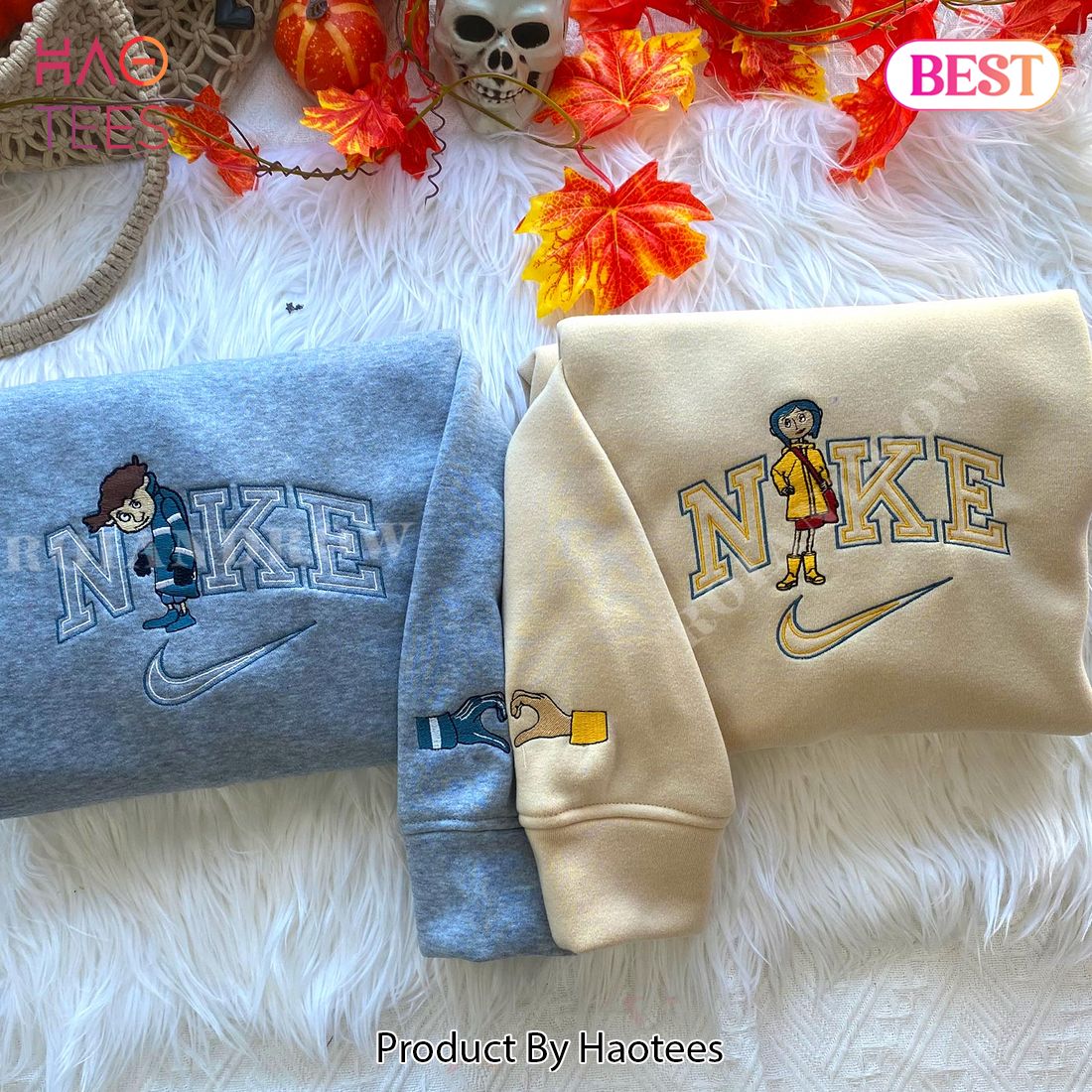 NEW Coraline and Wybie - Embroidered Kids Shirt