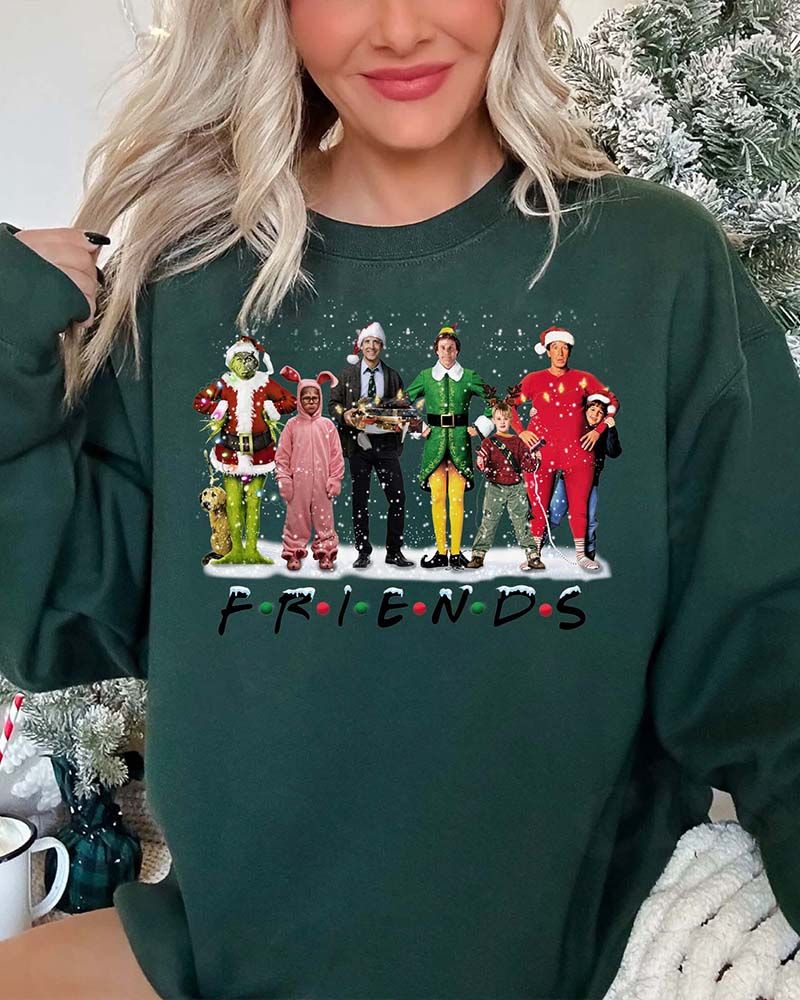 NEW Grinch Home Alone Christmas Sweatshirt NEW Grinch Home Alone Christmas Sweatshirt