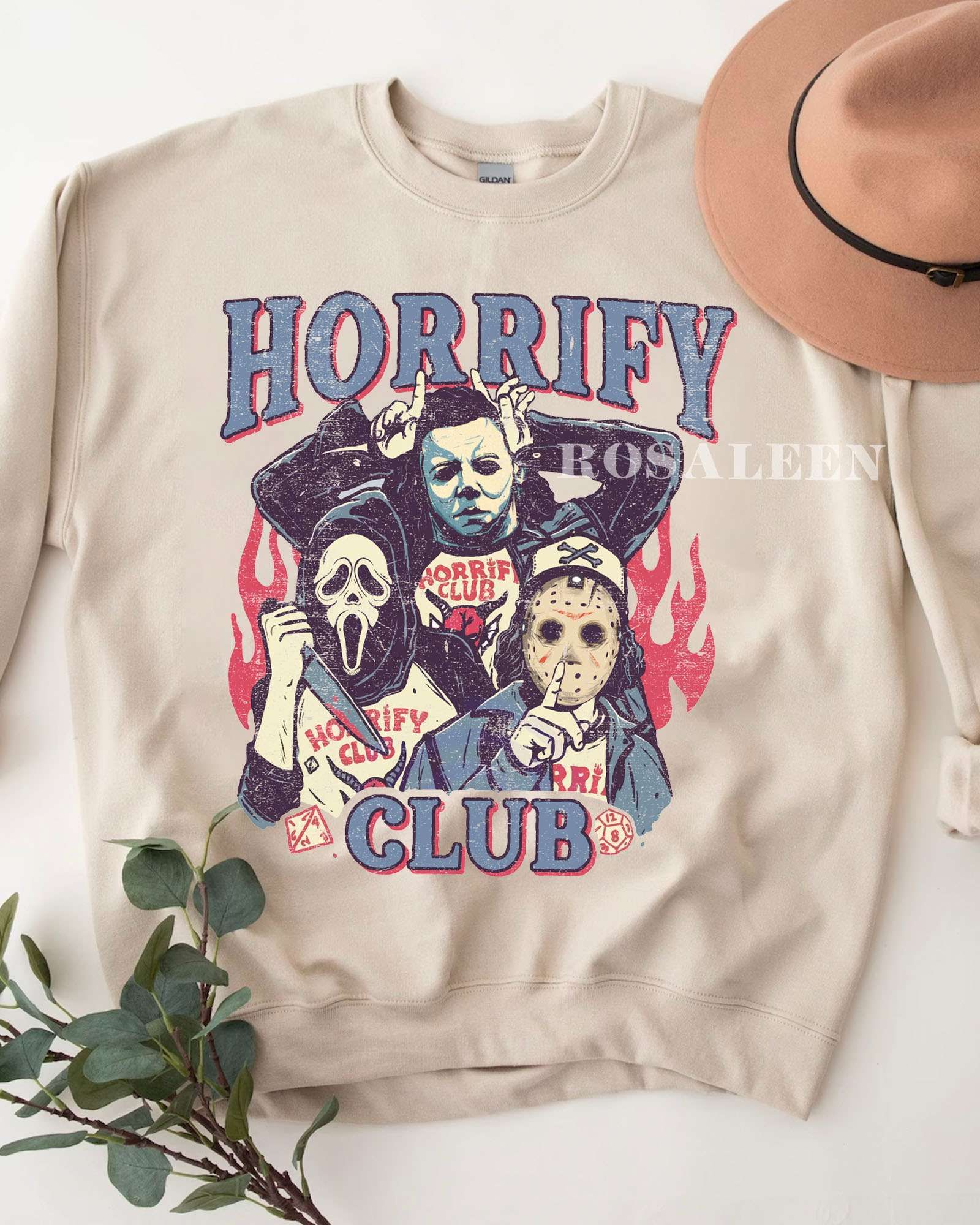 NEW Horrify Club Movie Halloween Shirt