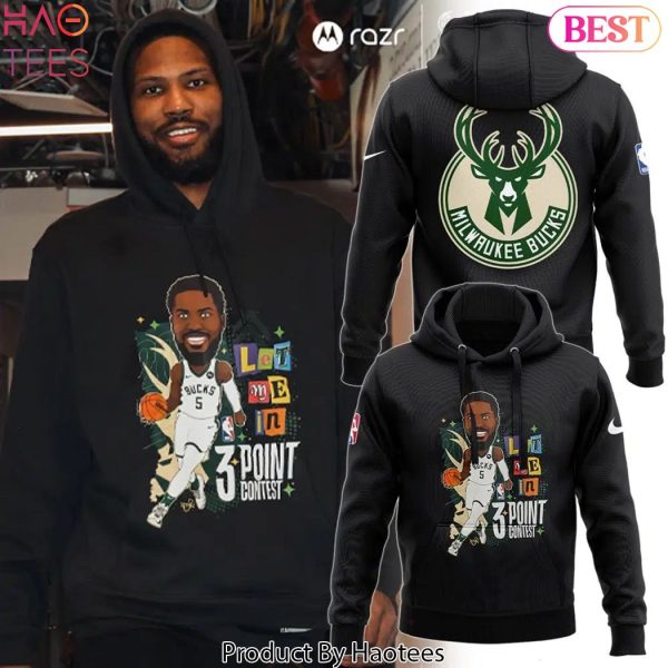 NEW Let Me In 3 Point Contest Malik Beasley Milwaukee Bucks Hoodie