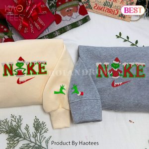NEW MR Grinch And Mrs Grinch – Embroidered Christmas Shirt