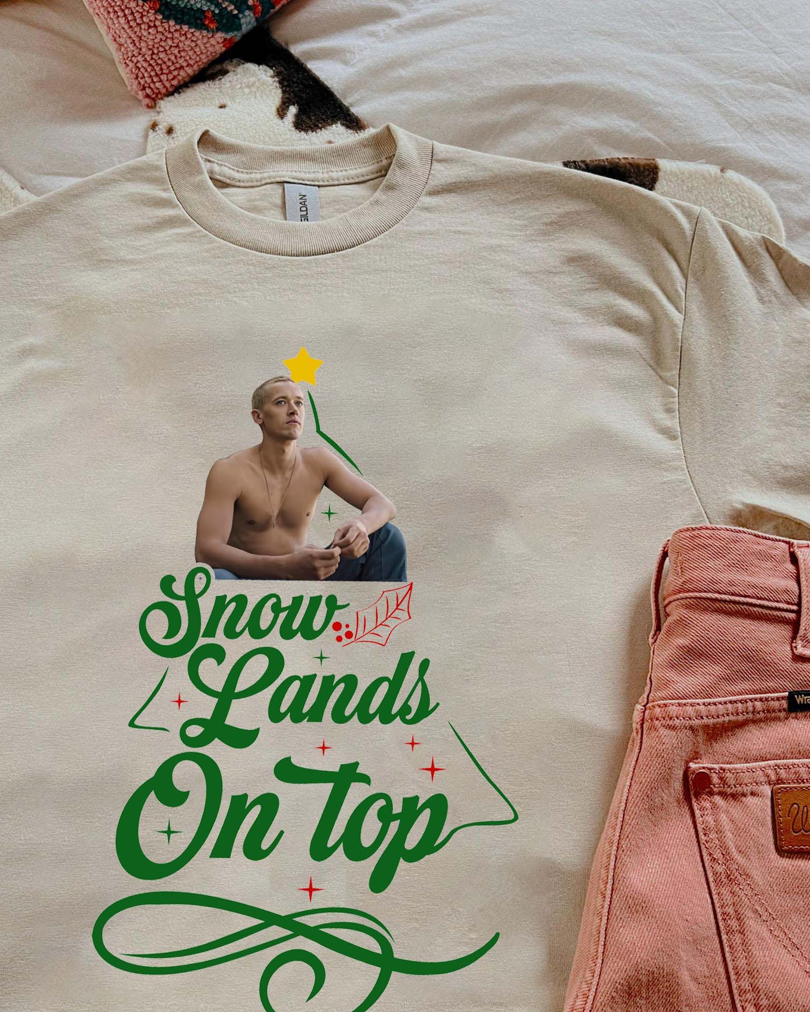 NEW Snow on top of tree Sweatshirt