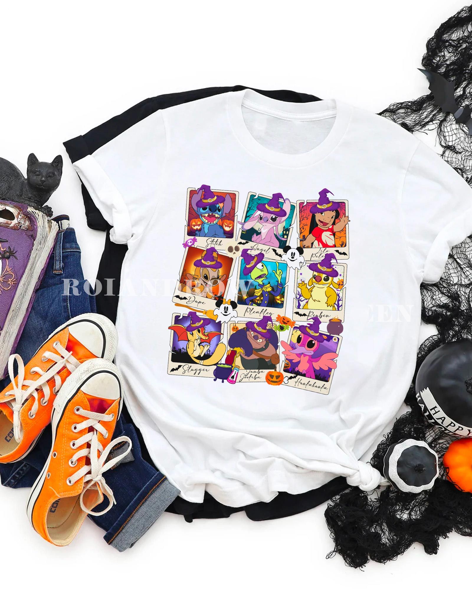 NEW Stitch And Friend Halloween Kids Shirt