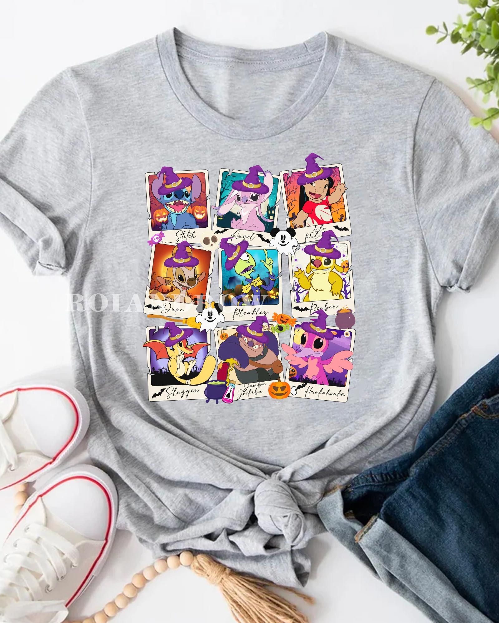 NEW Stitch And Friend Halloween Kids Shirt NEW Stitch And Friend Halloween Kids Shirt