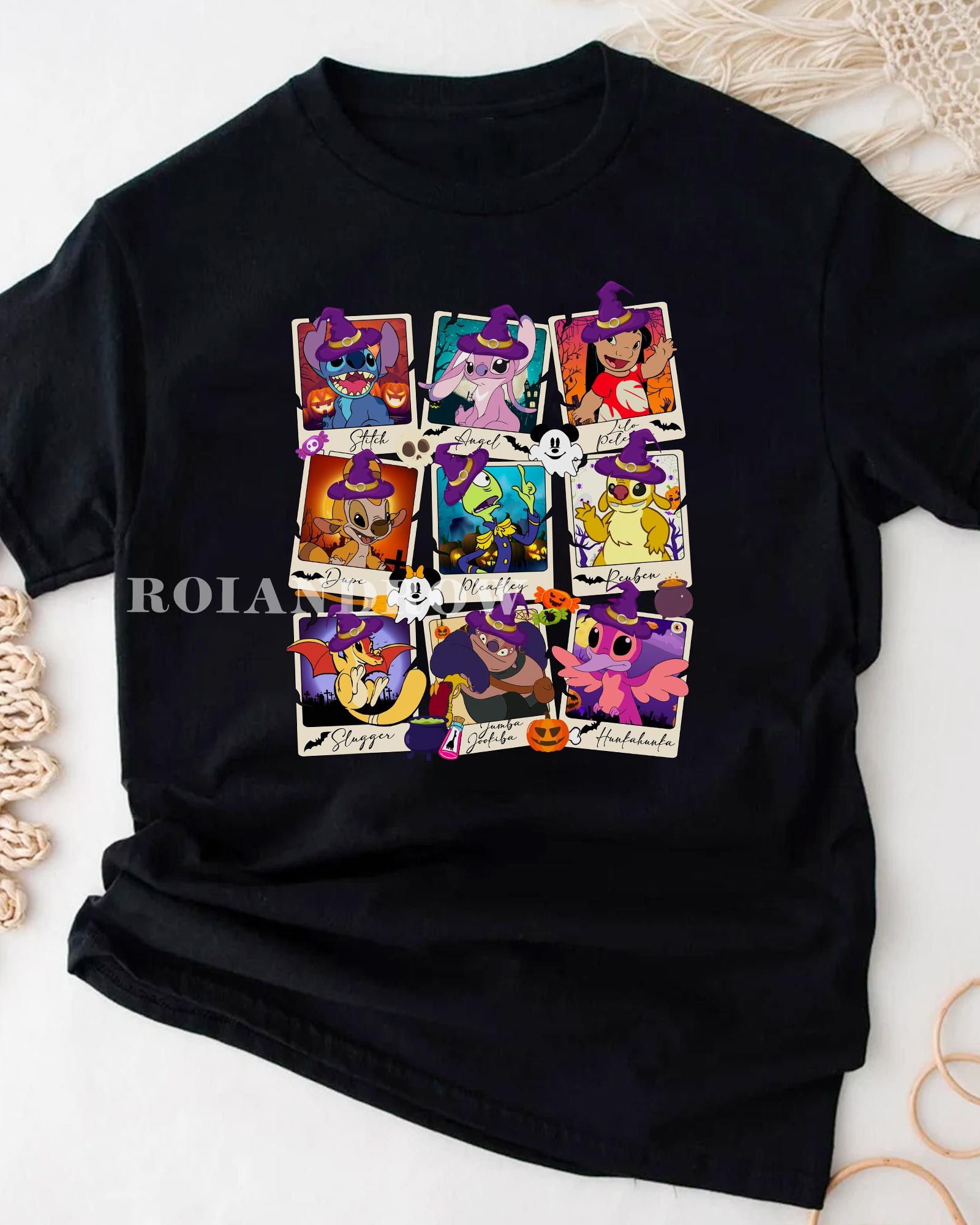 NEW Stitch And Friend Halloween Kids Shirt NEW Stitch And Friend Halloween Kids Shirt