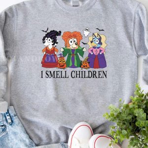 PREMIUM Bluey _I Smell children_ Hocus Pocus Halloween Sweatshirt