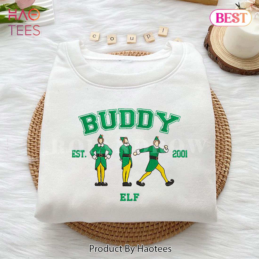 PREMIUM Buddy ELF Est.2001 – Embroidered Sweatshirt