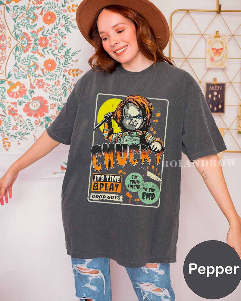 PREMIUM Comfort Color Chucky Horror Halloween Shirt