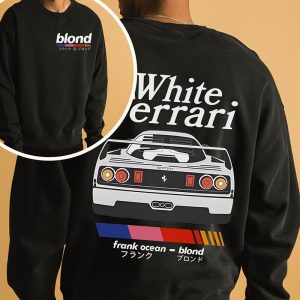 PREMIUM Frank Ocean White Ferrari Sweatshirt