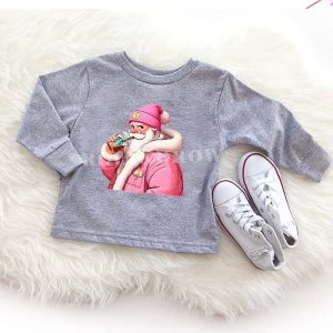 PREMIUM Santa Drink ? Kids Shirt