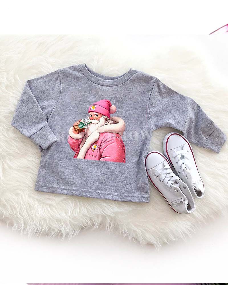 PREMIUM Santa Drink ? Kids Shirt PREMIUM Santa Drink ? Kids Shirt