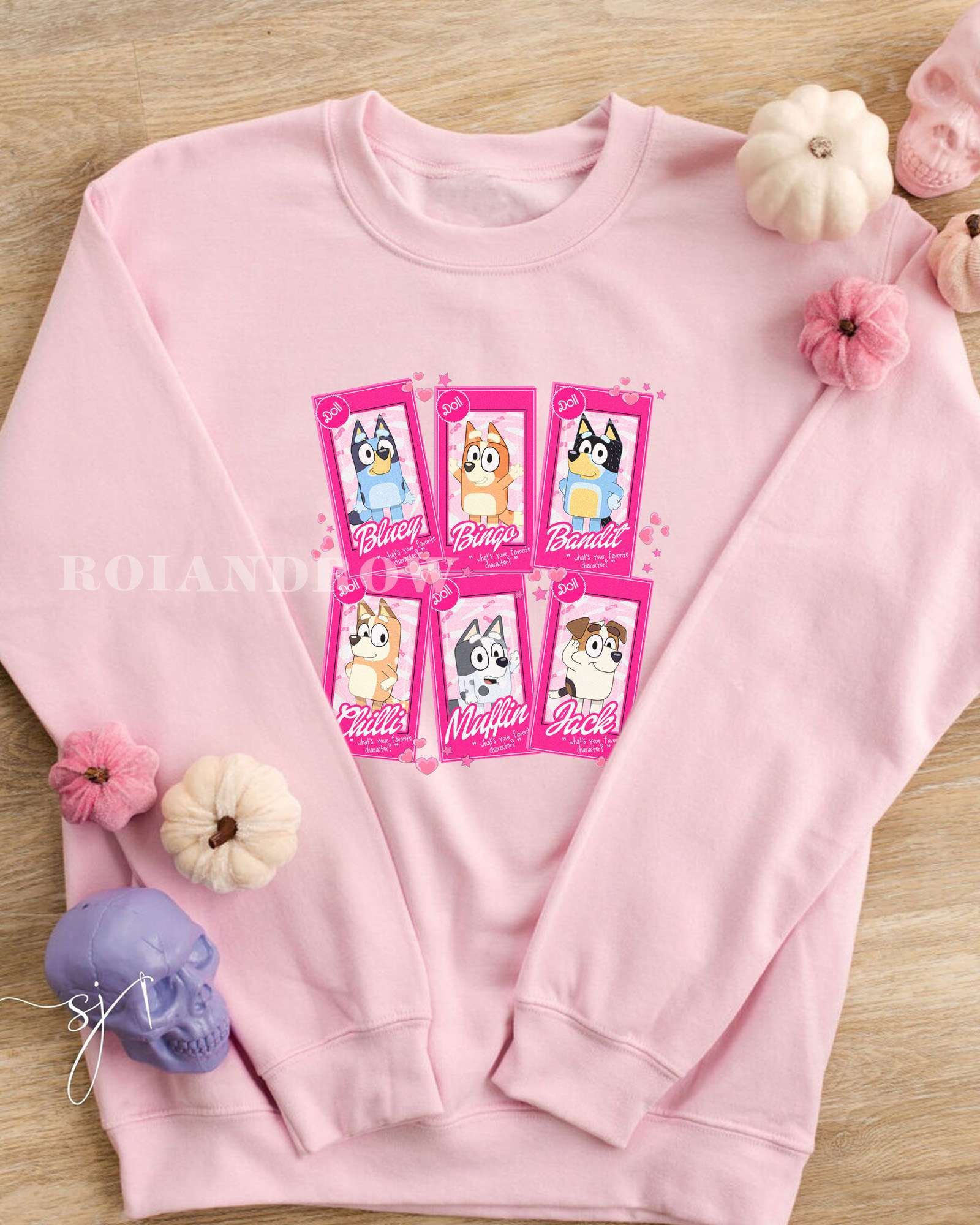THE BEST Bluey Barbie Sweatshirt THE BEST Bluey Barbie Sweatshirt