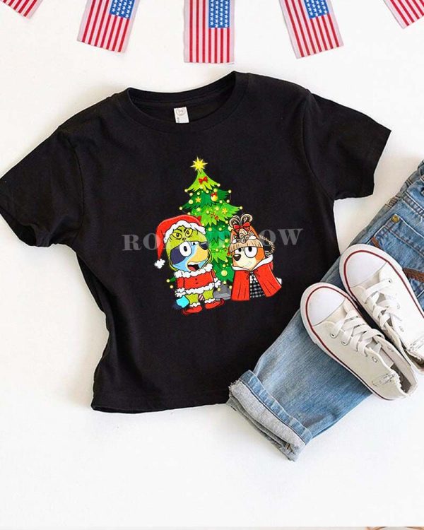 THE BEST Bluey Christmas ? Kids Shirt