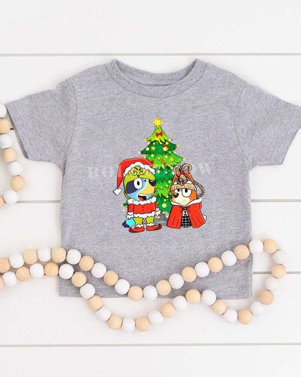 THE BEST Bluey Christmas ? Kids Shirt