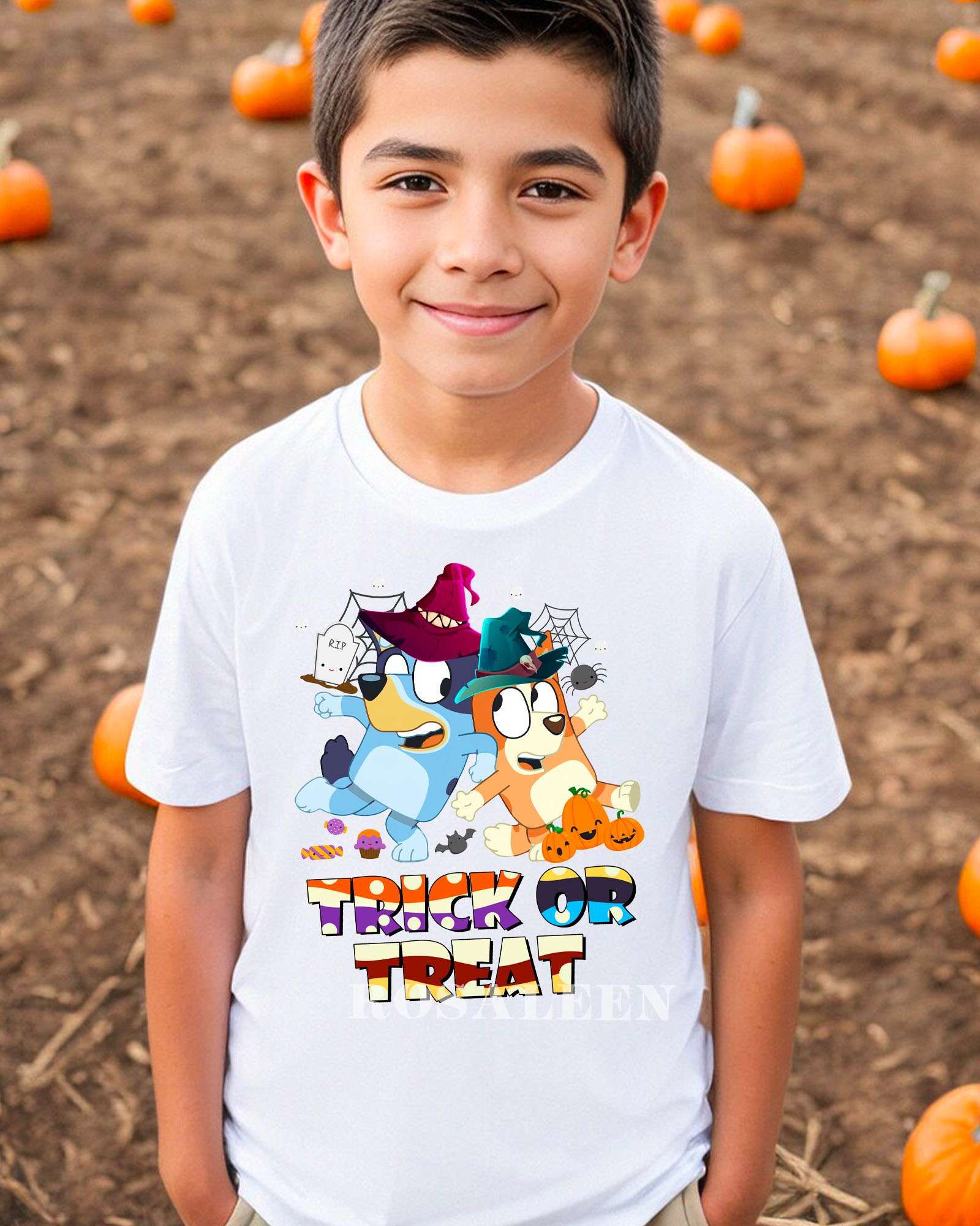 THE BEST Bluey Trick r Treat TShirt Kids Shirt