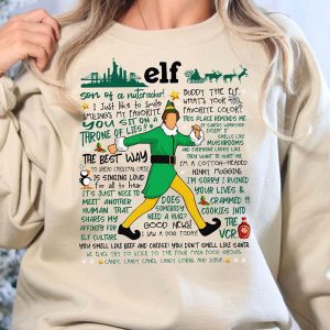 THE BEST Buddy The Elf Christmas Movie Christmas Sweatshirt