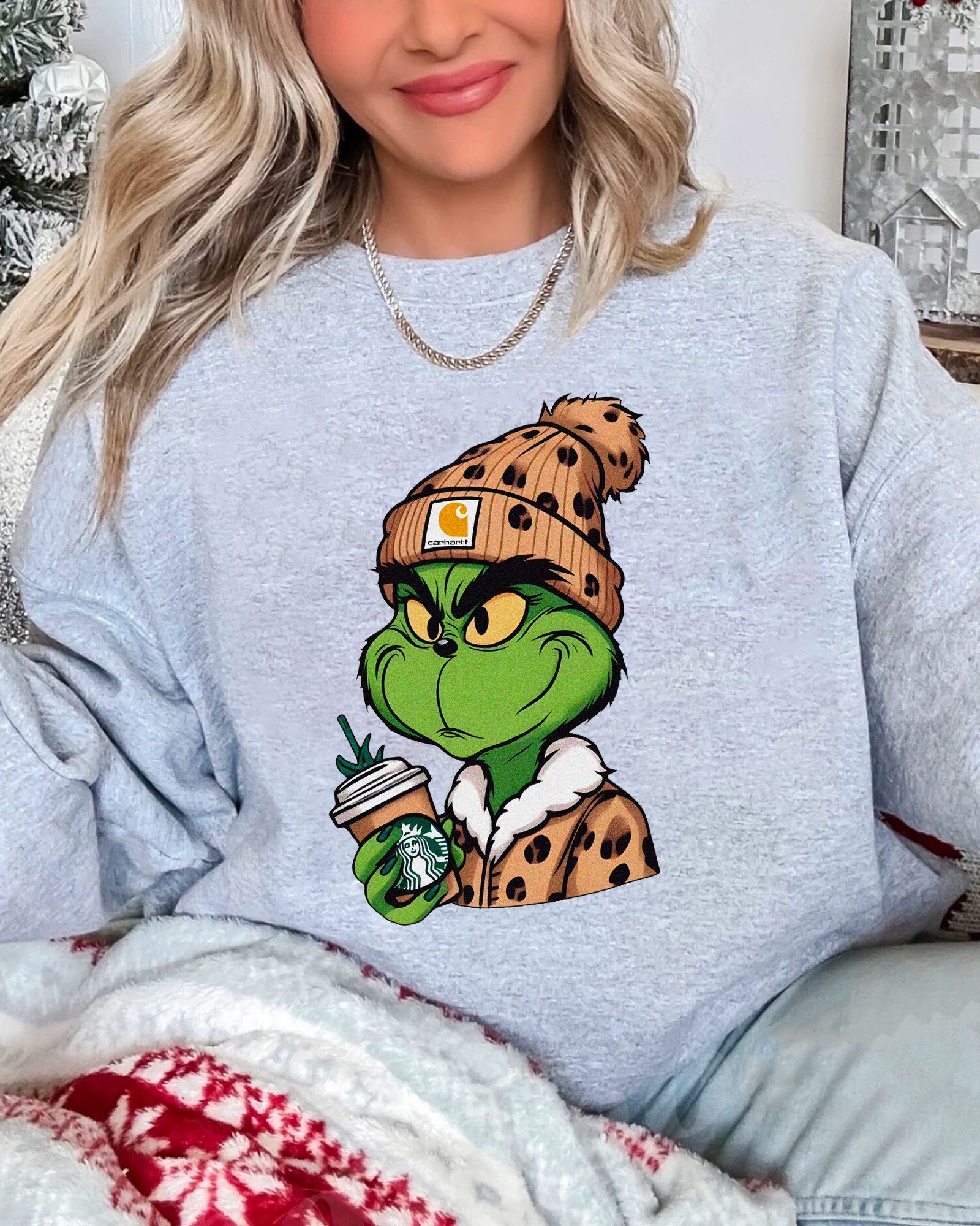 THE BEST Grinch Carhartt hat Sweatshirt THE BEST Grinch Carhartt hat Sweatshirt