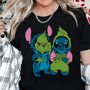 THE BEST Grinch & Stitch Christmas Sweatshirt