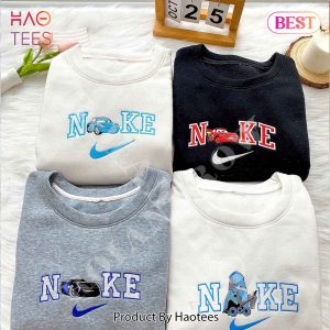 THE BEST Lightning Mcqueen & Sally & Tow Mater – Embroidered Shirt THE BEST Lightning Mcqueen & Sally & Tow Mater – Embroidered Shirt