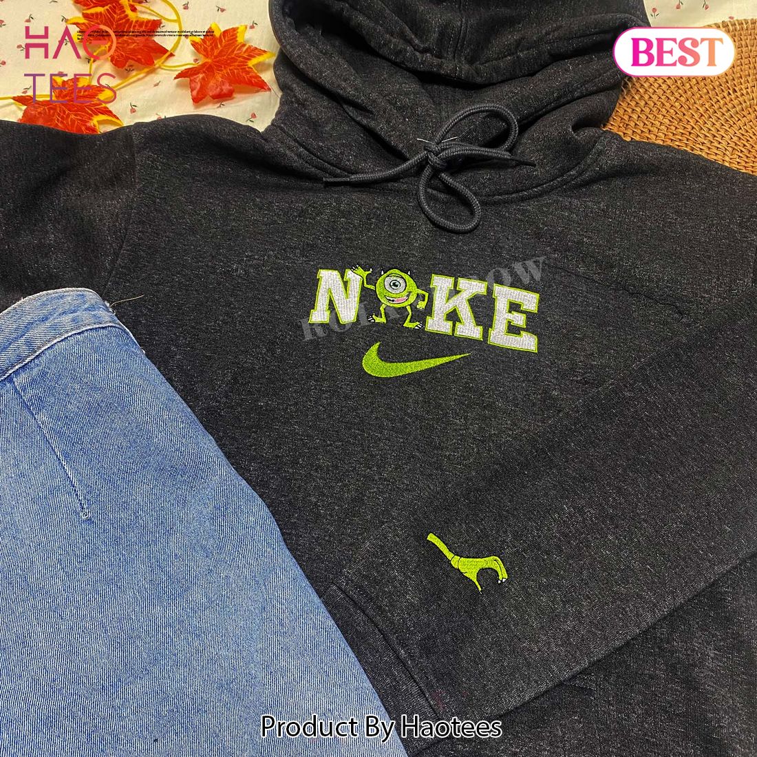 THE BEST Sully & Mike   Monsters University  - Embroidered Shirt