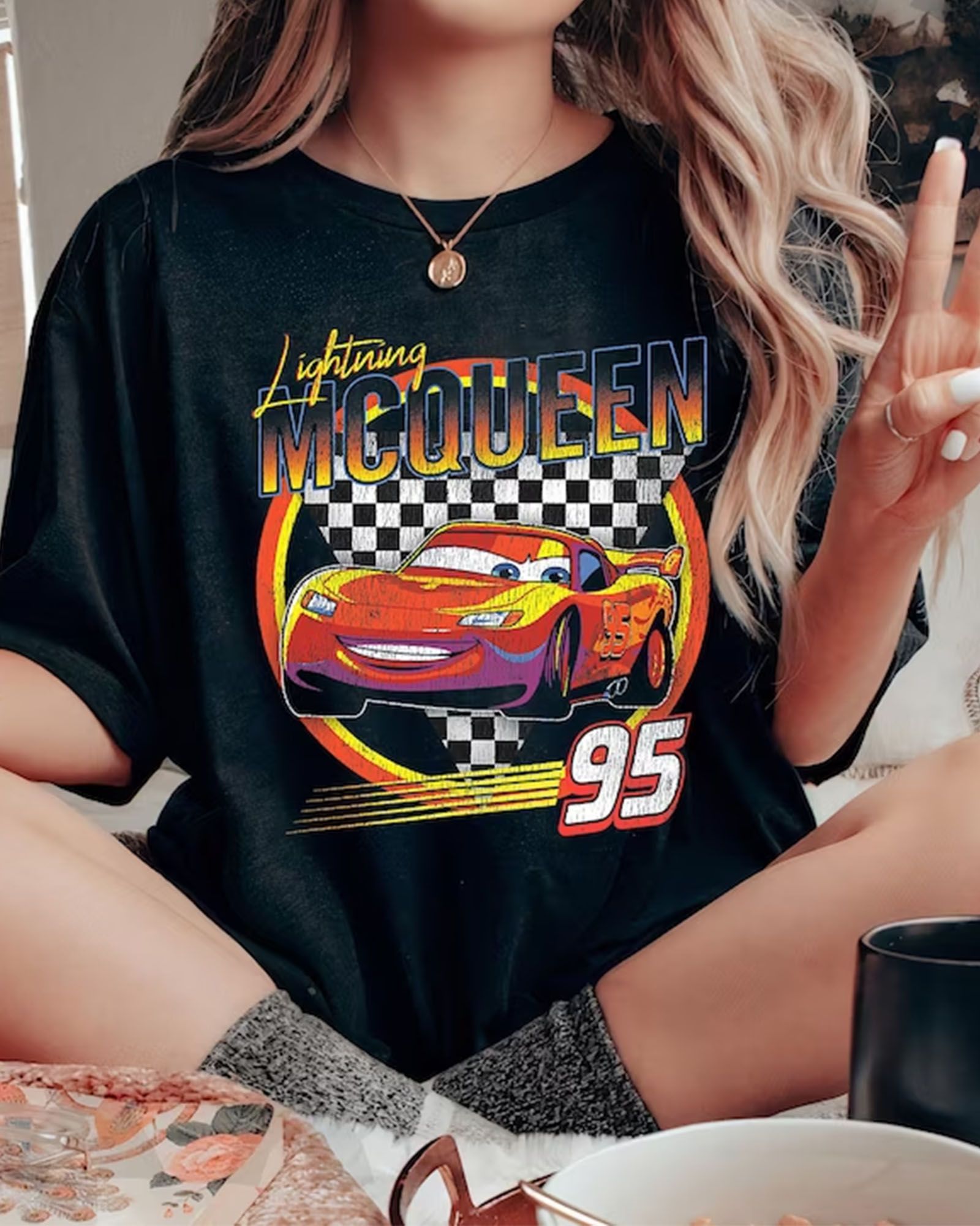 THE BEST Vintage Race Lightning McQueen Shirt