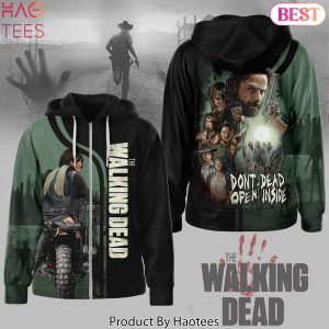 NEW The Walking Dead Dont Dead Open Inside Hoodie