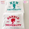 PREMIUM Stitch & Angel Halloween – Embroidered Youth Sweatshirt