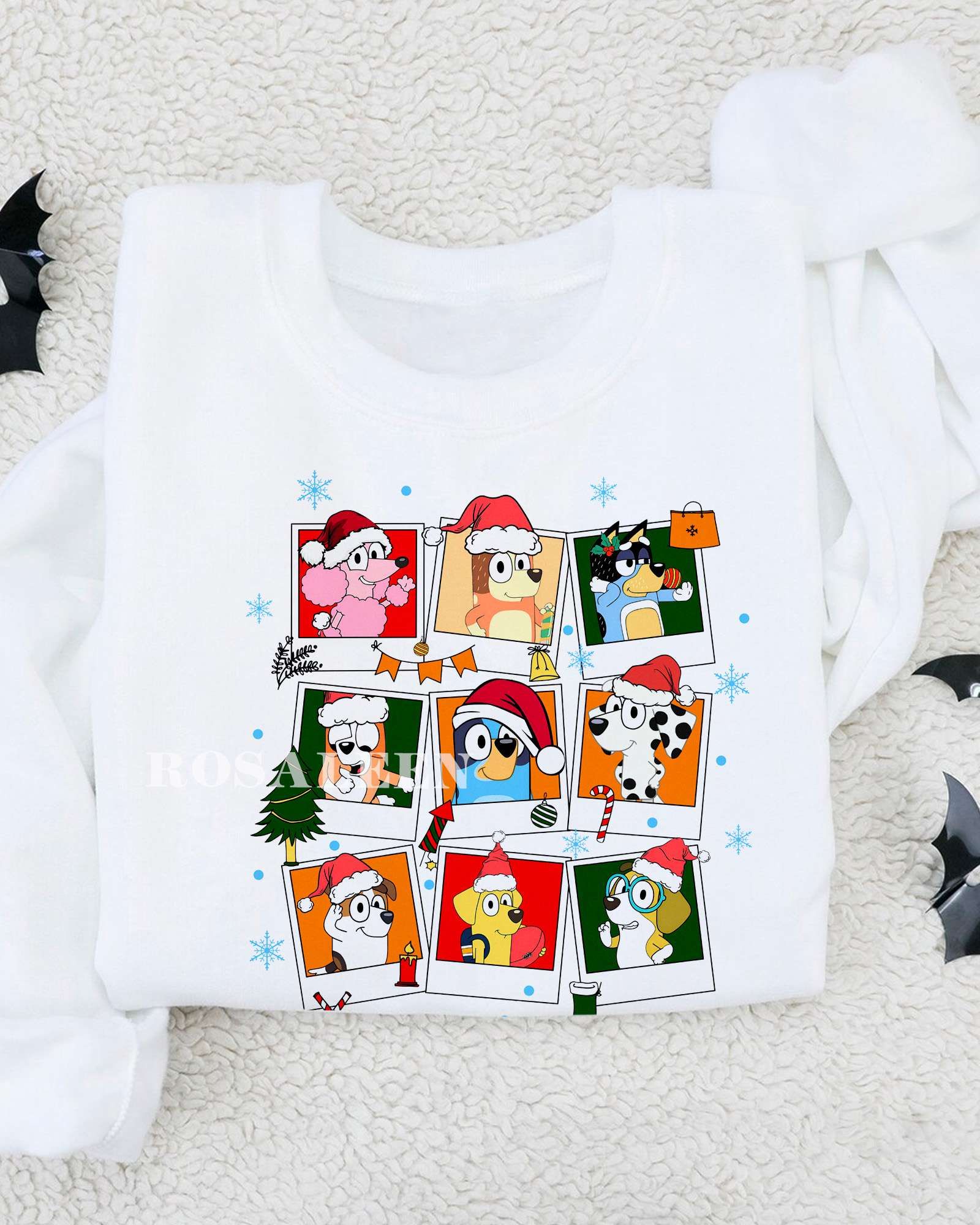 TRENDING Chrismas Bluey And Friends Kids Shirt