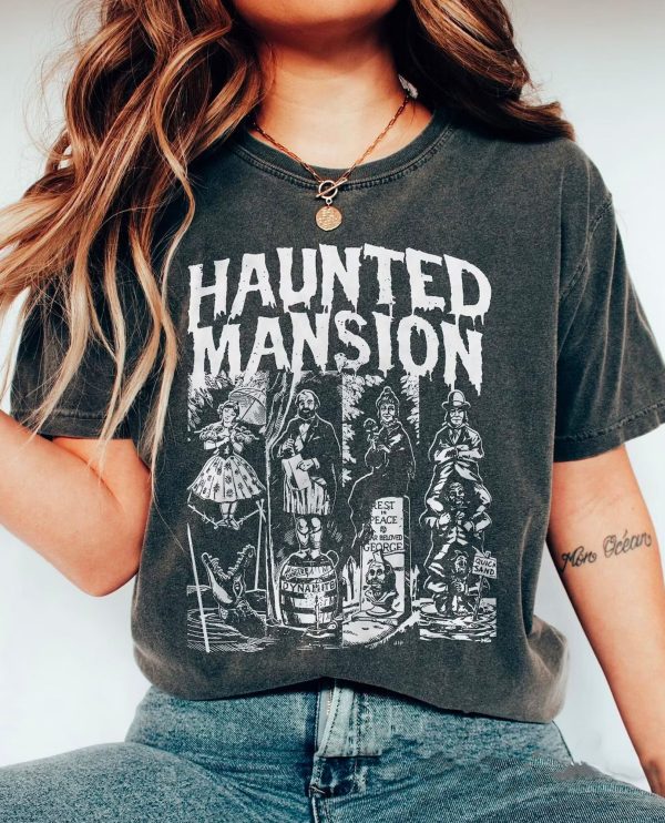 TRENDING Comfort Color Haunted Mansion Shirt