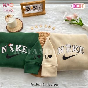TRENDING Couple Snoopy  Ver 2  Embroidered Youth Sweatshirt