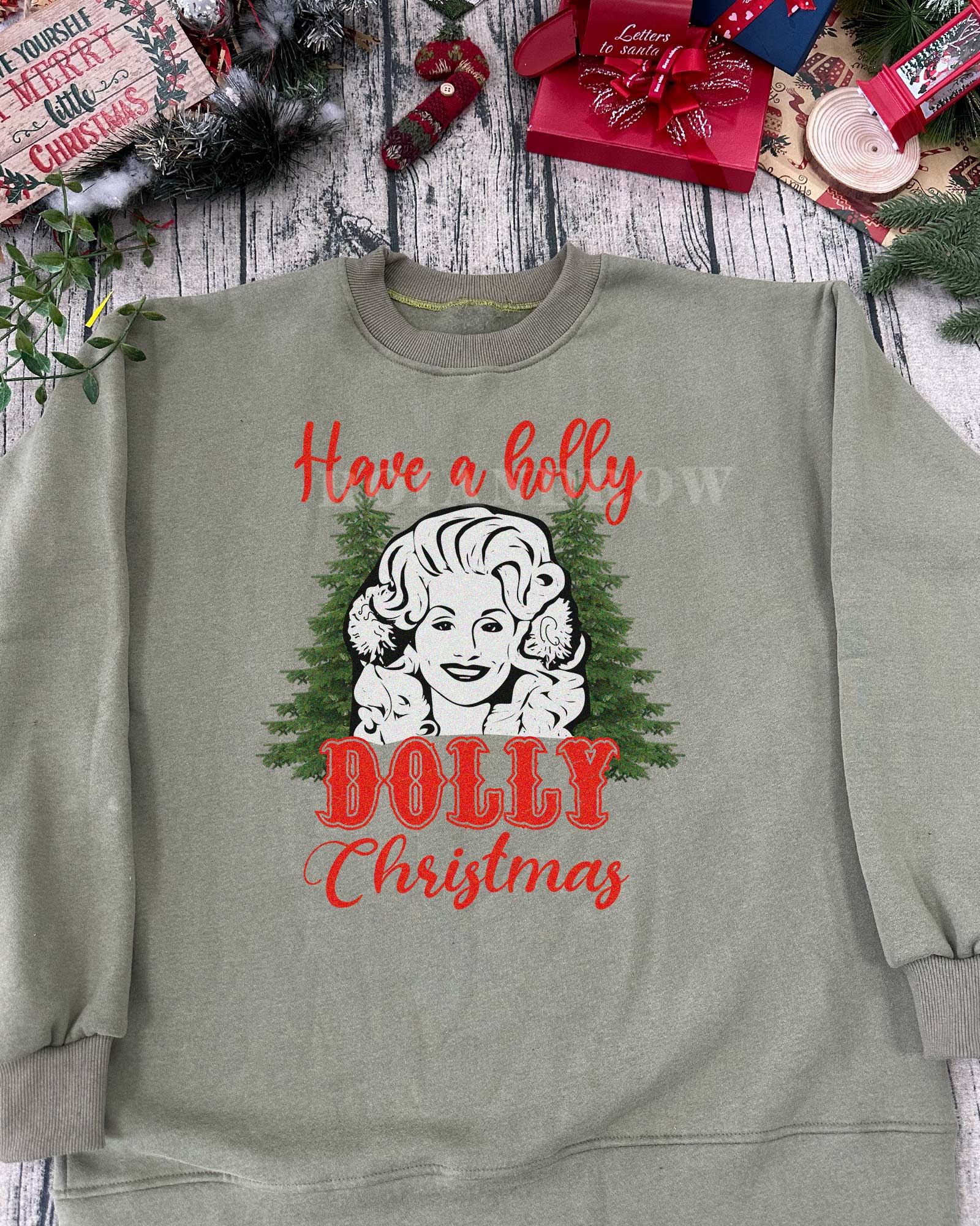 TRENDING Have A Holly Dolly Christmas Christmas Sweatshirt TRENDING Have A Holly Dolly Christmas Christmas Sweatshirt