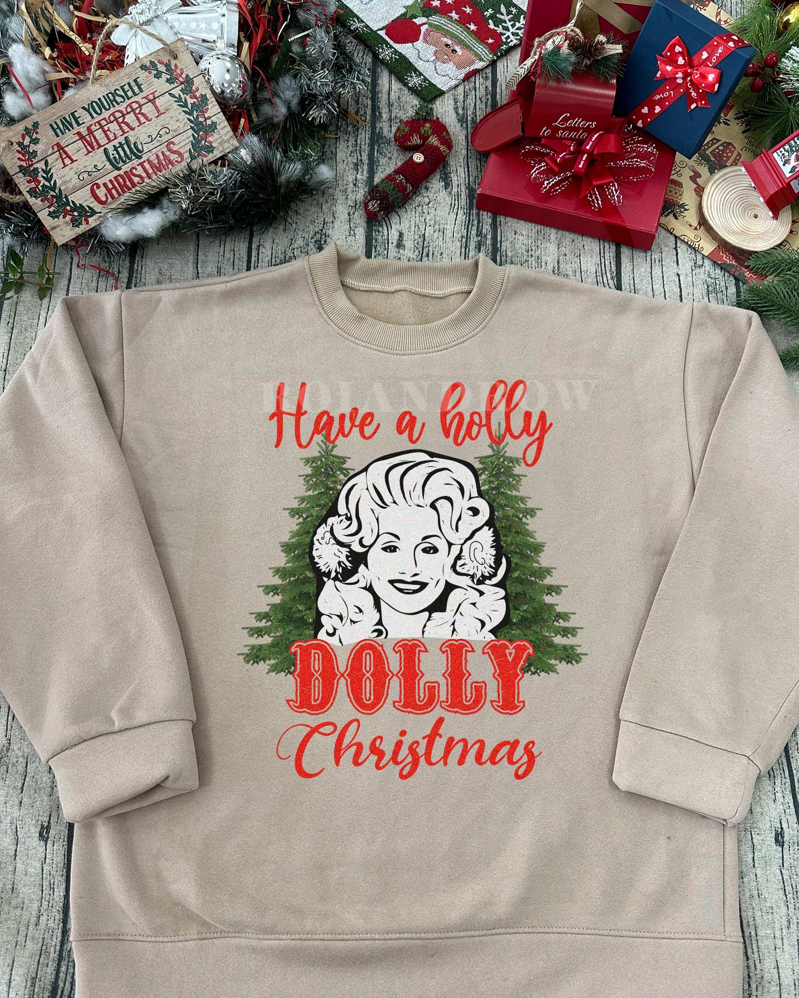 TRENDING Have A Holly Dolly Christmas Christmas Sweatshirt TRENDING Have A Holly Dolly Christmas Christmas Sweatshirt