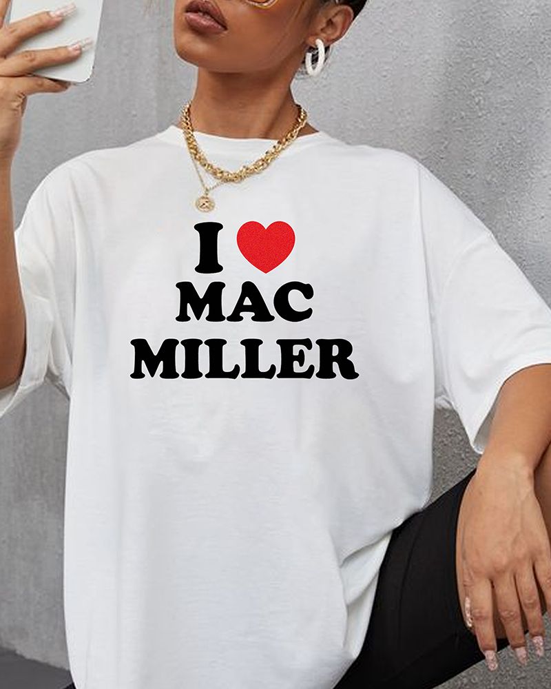 TRENDING I Love Mac Miller Sweatshirt TRENDING I Love Mac Miller Sweatshirt