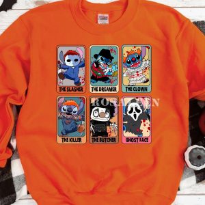 TRENDING Stitch Tarot Card Halloween Sweatshirt, T-Shirt